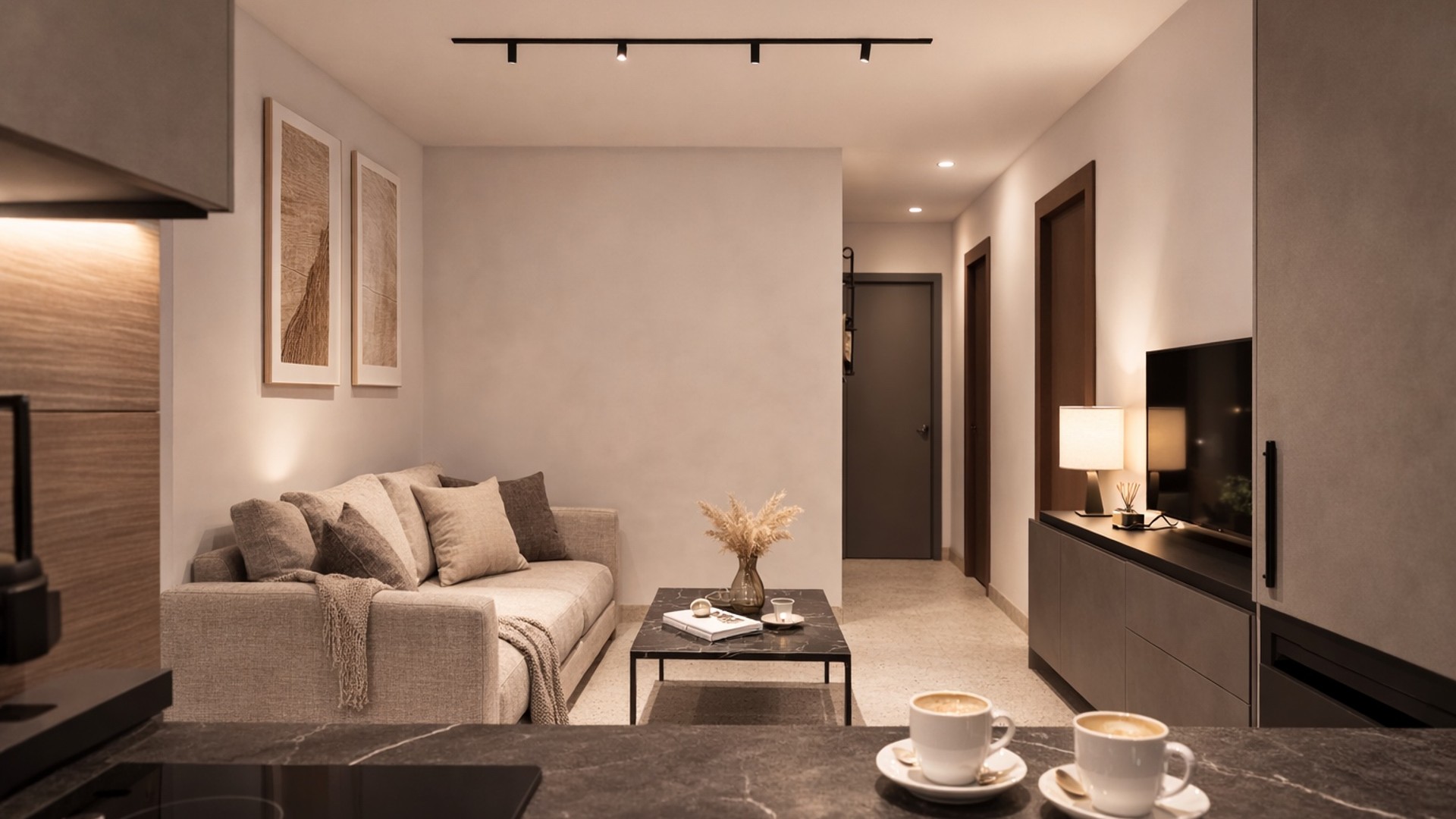 Lounge by night